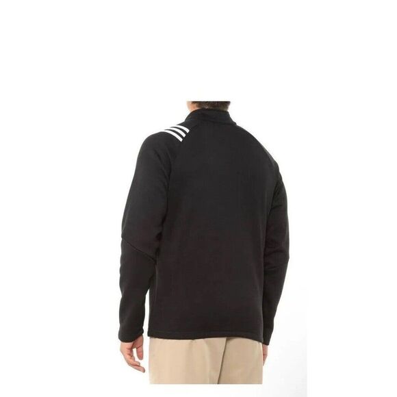 adidas ADVF19R751 Men Sz L Golf Tech 1/2 Zip Black Pullover - Picture 2 of 8
